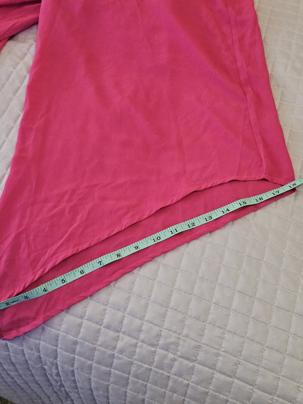 Belongsci Wide Leg Jumpsuit - Fuchsia Pink Tie-Strap Womens XL - Picture 8 of 8